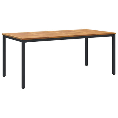 Garten Essgruppe 5 pcs Schwarz und Braun 180 x 90 x 75 cm