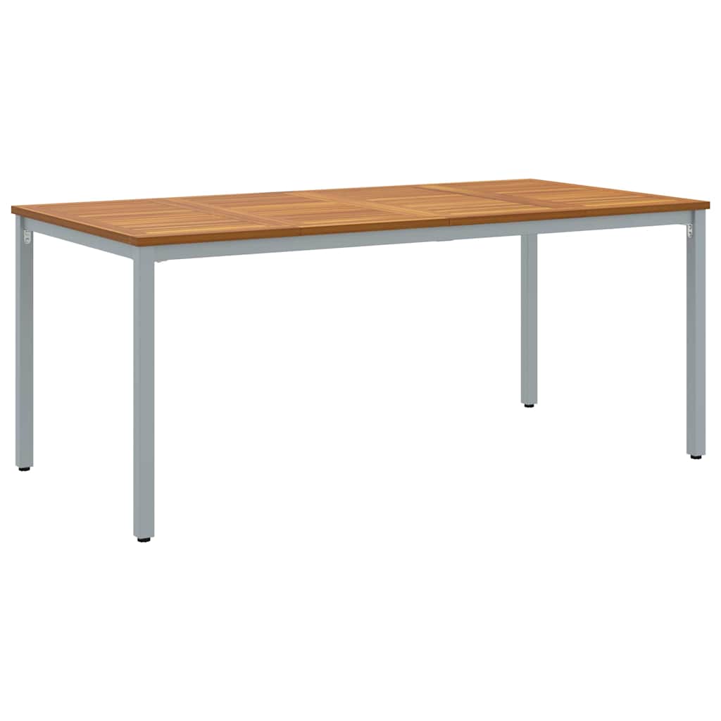 Garten Essgruppe 7 pcs Grau und Braun 180 x 90 x 75 cm
