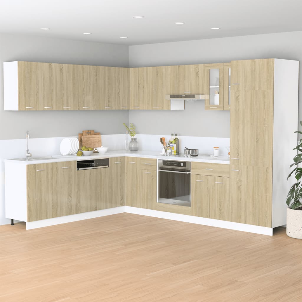 Hängeschrank Lyon Sonoma-Eiche 80x31x60 cm Holzwerkstoff