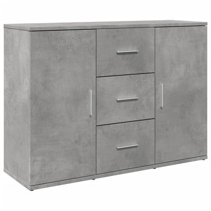 Skænk Beton Grå 90,5x29,5x65 cm Træ Materiale