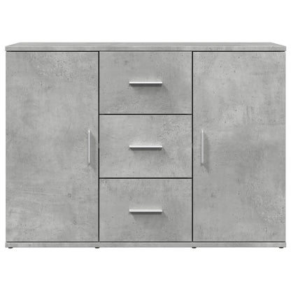 Skænk Beton Grå 90,5x29,5x65 cm Træ Materiale