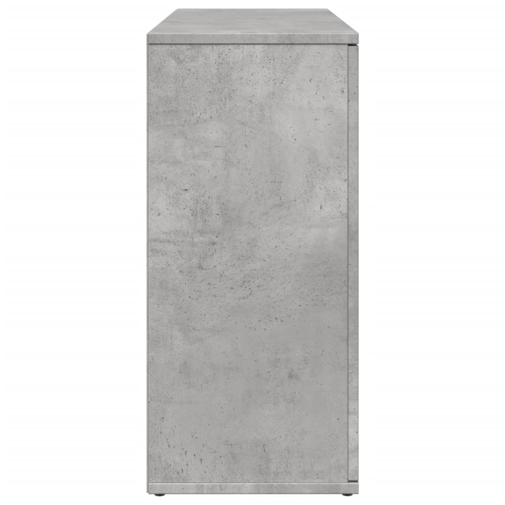 Skænk Beton Grå 90,5x29,5x65 cm Træ Materiale