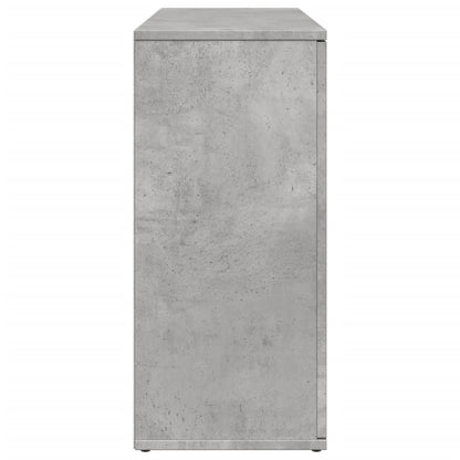 Skænk Beton Grå 90,5x29,5x65 cm Træ Materiale
