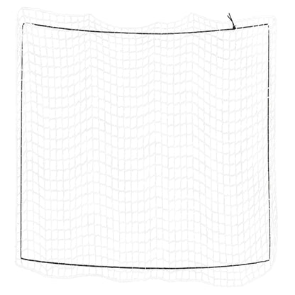 Anhängernetz mit Gummiseil Weiß 3x3 m PP