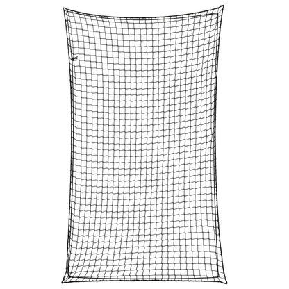 Anhängernetz mit Gummiseil Schwarz 2,1x1,25 m PP