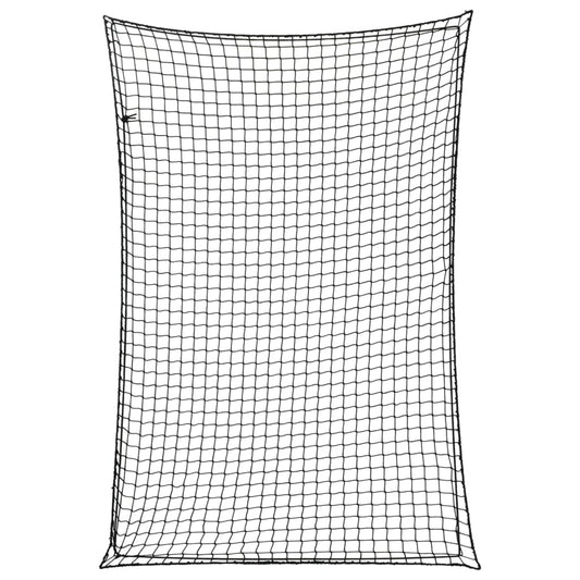 Anhängernetz mit Gummiseil Schwarz 2,2x1,5 m PP