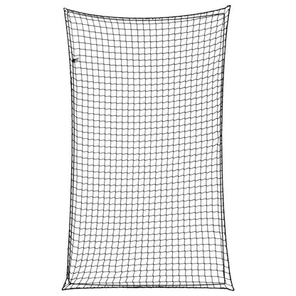 Anhängernetz mit Gummiseil Schwarz 2,5x1,5 m PP