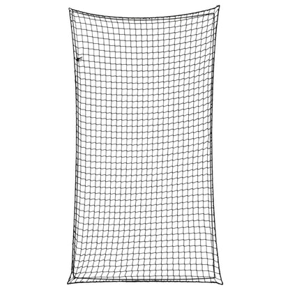Anhängernetz mit Gummiseil Schwarz 2,7x1,5 m PP