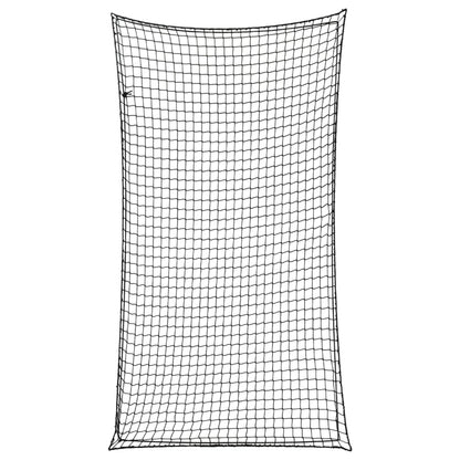 Anhängernetz mit Gummiseil Schwarz 3x1,65 m PP