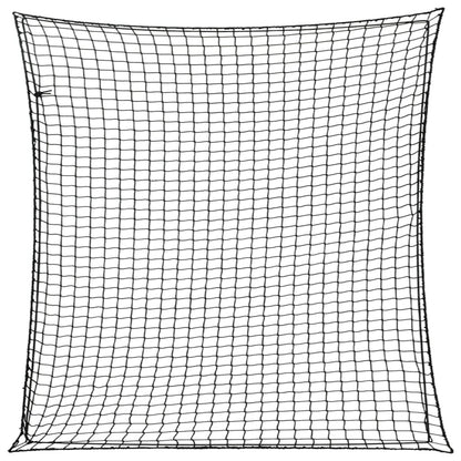 Anhängernetz mit Gummiseil Schwarz 3x3 m PP