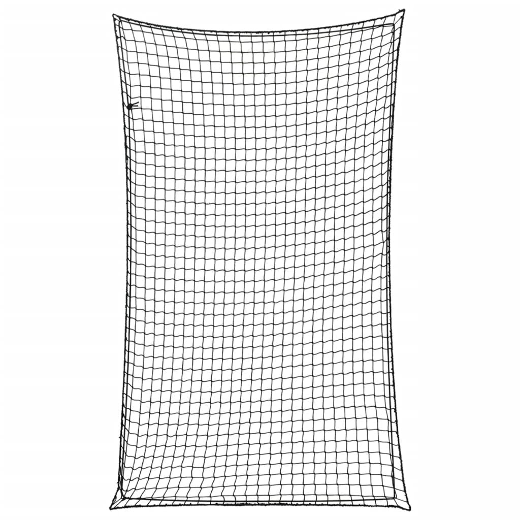 Anhängernetz mit Gummiseil Schwarz 5x3 m PP