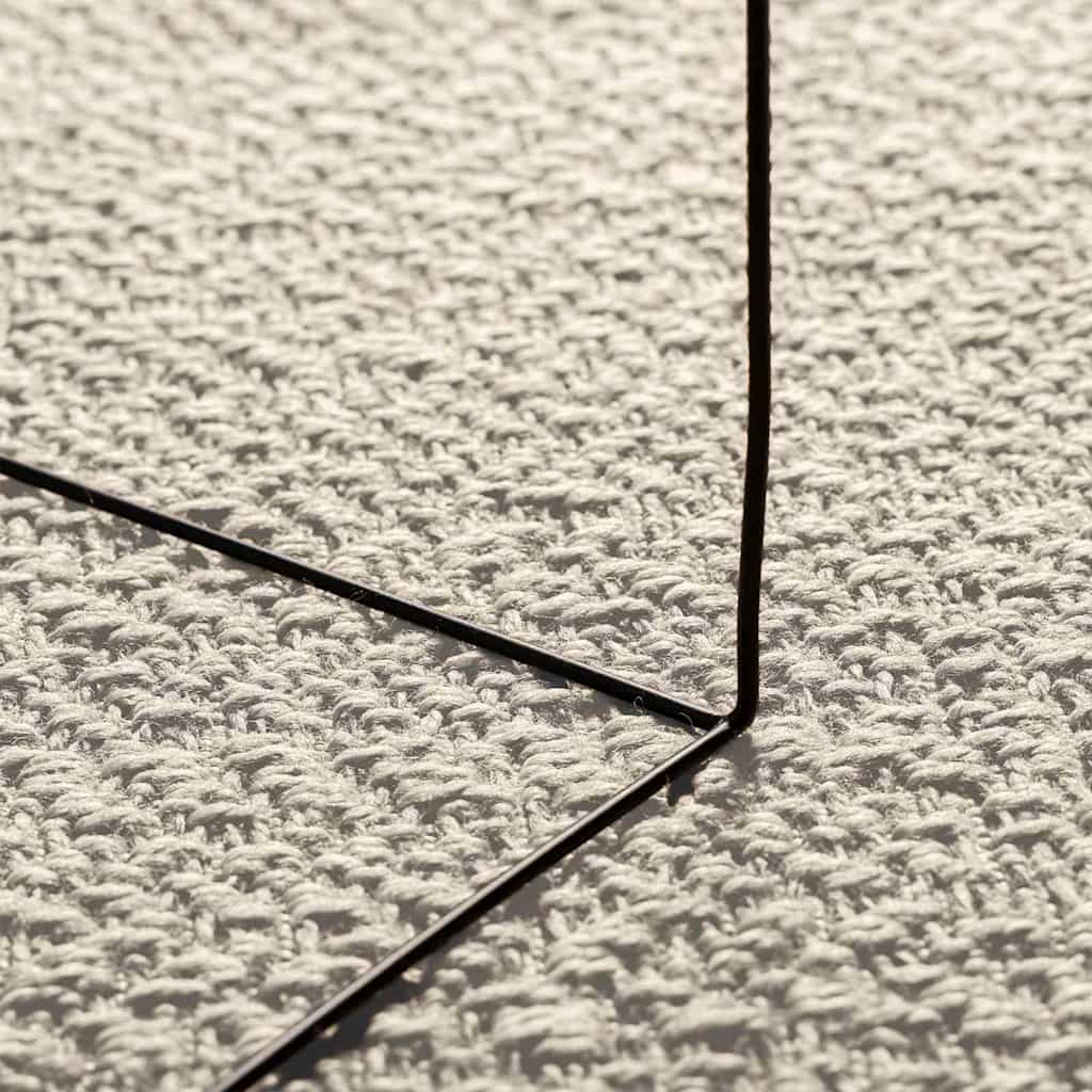 Teppich ZIZUR Creme 80x150 cm Jute-Optik Indoor und Outdoor