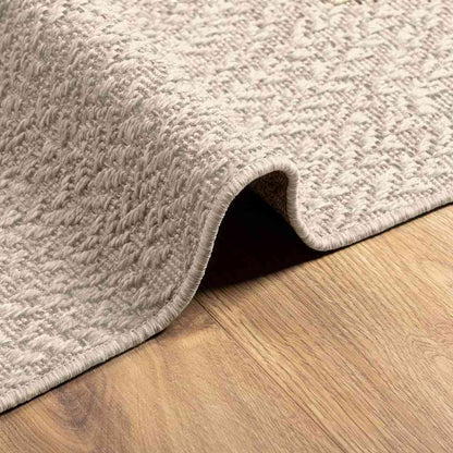 Teppich ZIZUR Creme 200x290 cm Jute-Optik Indoor und Outdoor