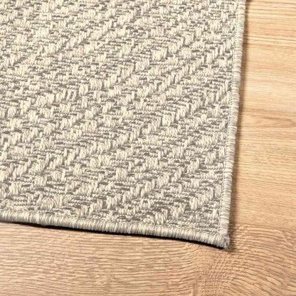 Teppich ZIZUR Creme 200x290 cm Jute-Optik Indoor und Outdoor