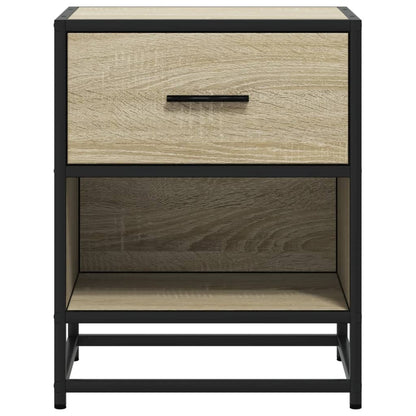 Nachttische 2 Stk. Sonoma-Eiche 40x31x50 cm Holzwerkstoff