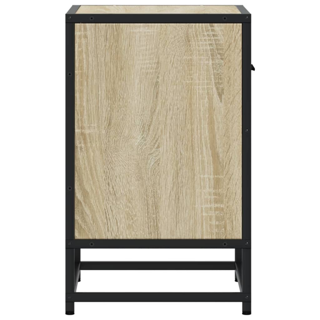 Nachttische 2 Stk. Sonoma-Eiche 40x31x50 cm Holzwerkstoff