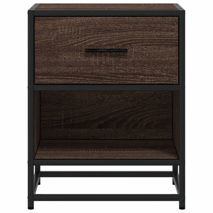 Nachttische 2 Stk. Braun Eichen-Optik 40x31x50 cm Holzwerkstoff