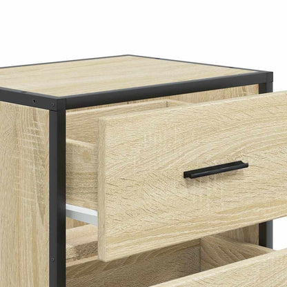 Wand-Nachttische 2 Stk. Sonoma-Eiche 40x31x39,5 cm