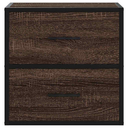 Wand-Nachttisch Braun Eichen-Optik 40x31x39,5 cm