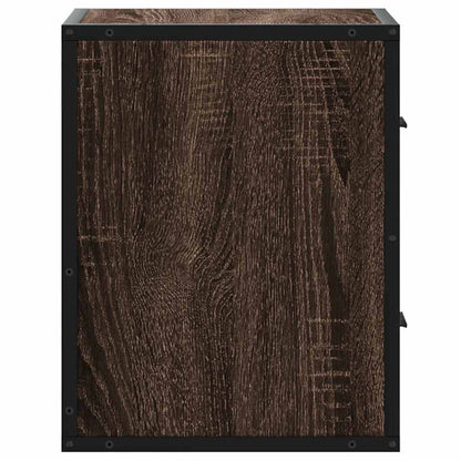 Wand-Nachttische 2 Stk. Braun Eichen-Optik 40x31x39,5 cm
