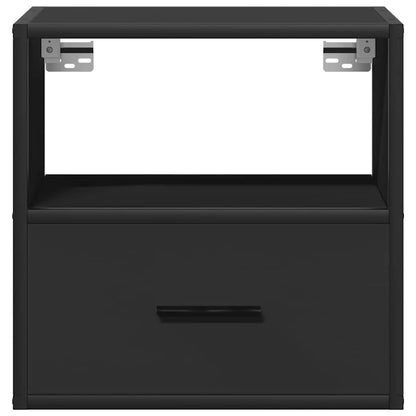 Wand-Nachttische 2 Stk. Schwarz 40x31x39,5 cm