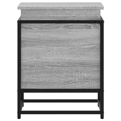 Aufbewahrungsbox mit Deckel Grau Sonoma 40x40x51,5 cm