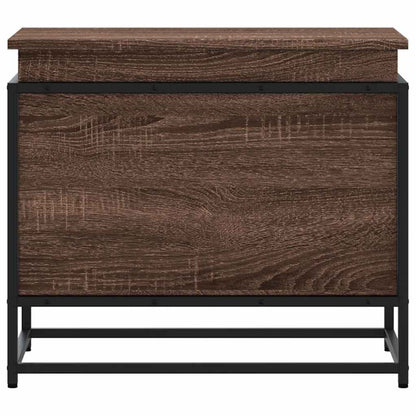 Aufbewahrungsbox mit Deckel Eichen-Optik 60x40x51,5 cm