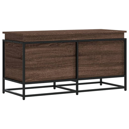 Aufbewahrungsbox mit Deckel Eichen-Optik 100x40x51,5 cm