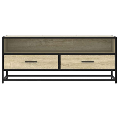 TV-Schrank Sonoma-Eiche 100x34,5x40 cm Holzwerkstoff und Metall
