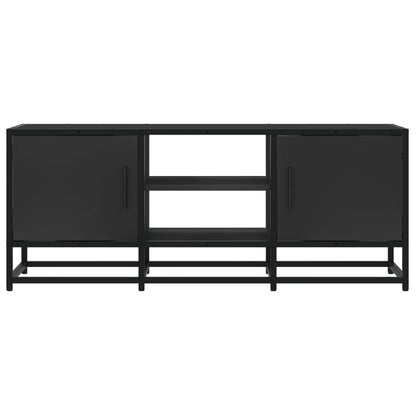 TV-skab Sort 100x35x41 cm Træ Materiale og Metal
