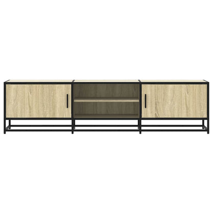 Tv-møbel Sonoma eg 160x35x41 cm træmateriale og metal