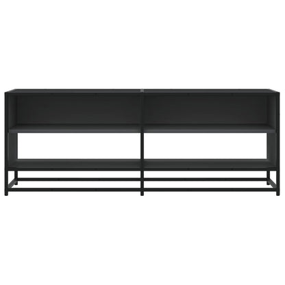 TV-skab Sort 120,5x40x46 cm Træ Materiale og Metal