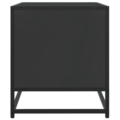TV-skab Sort 120,5x40x46 cm Træ Materiale og Metal
