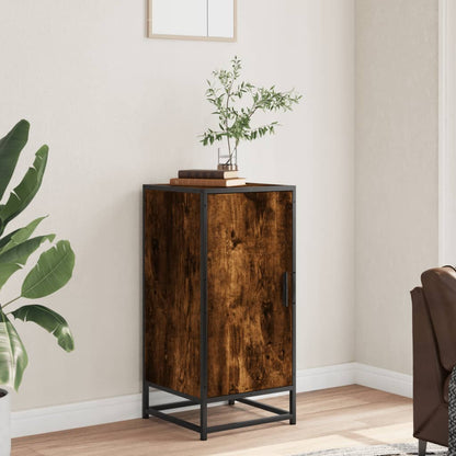Skænk røget eg 35,5x35x76 cm træmateriale og metal