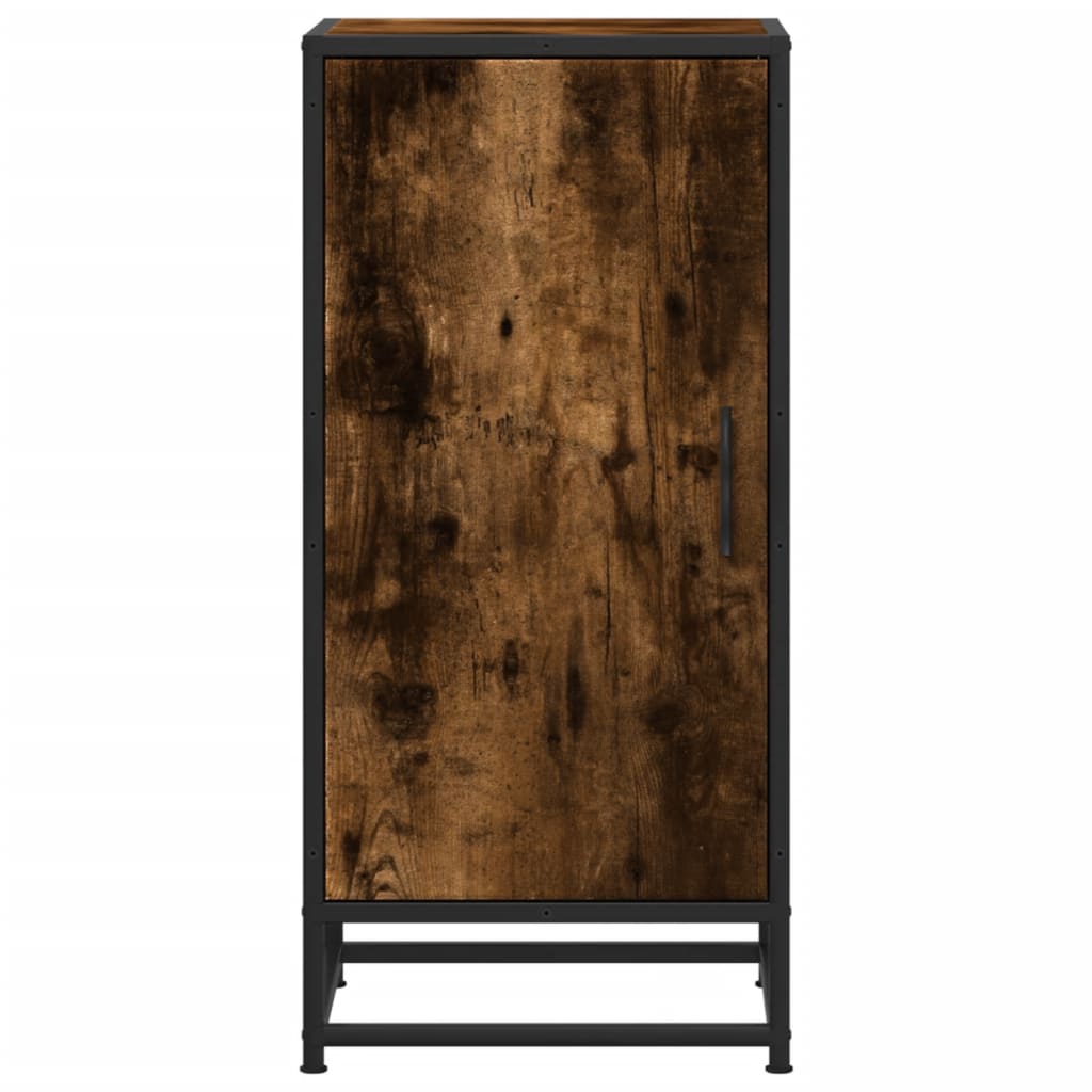 Skænk røget eg 35,5x35x76 cm træmateriale og metal