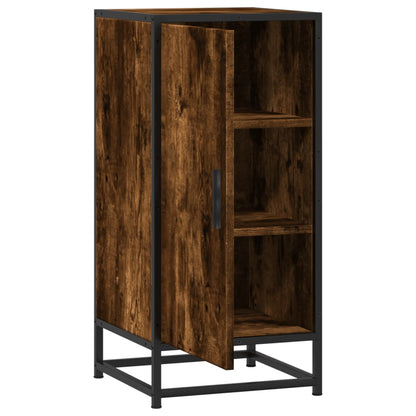 Skænk røget eg 35,5x35x76 cm træmateriale og metal