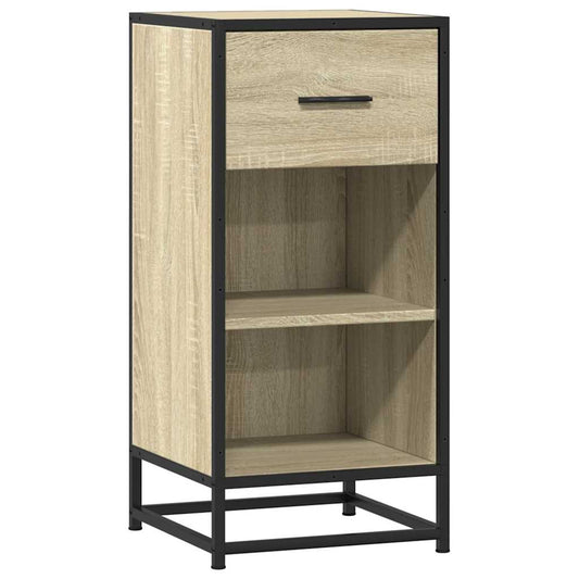 Skænk Sonoma eg 35,5x35x76 cm træmateriale og metal