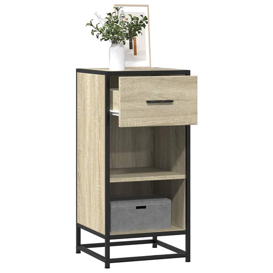 Skænk Sonoma eg 35,5x35x76 cm træmateriale og metal