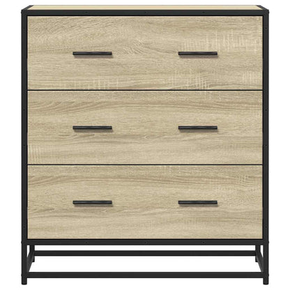 Skænk Sonoma eg 68x35x76 cm træmateriale og metal