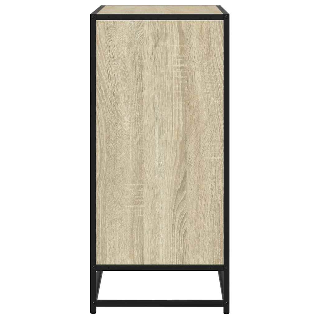 Skænk Sonoma eg 68x35x76 cm træmateriale og metal