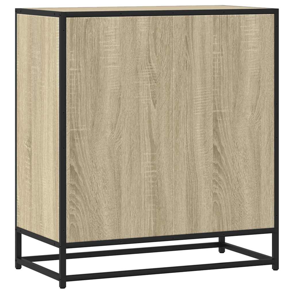Skænk Sonoma eg 68x35x76 cm træmateriale og metal