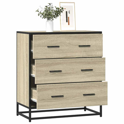 Skænk Sonoma eg 68x35x76 cm træmateriale og metal