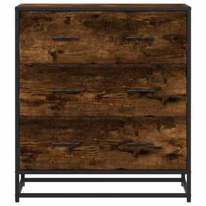 Skænk røget eg 68x35x76 cm træmateriale og metal