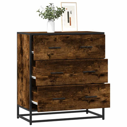 Skænk røget eg 68x35x76 cm træmateriale og metal