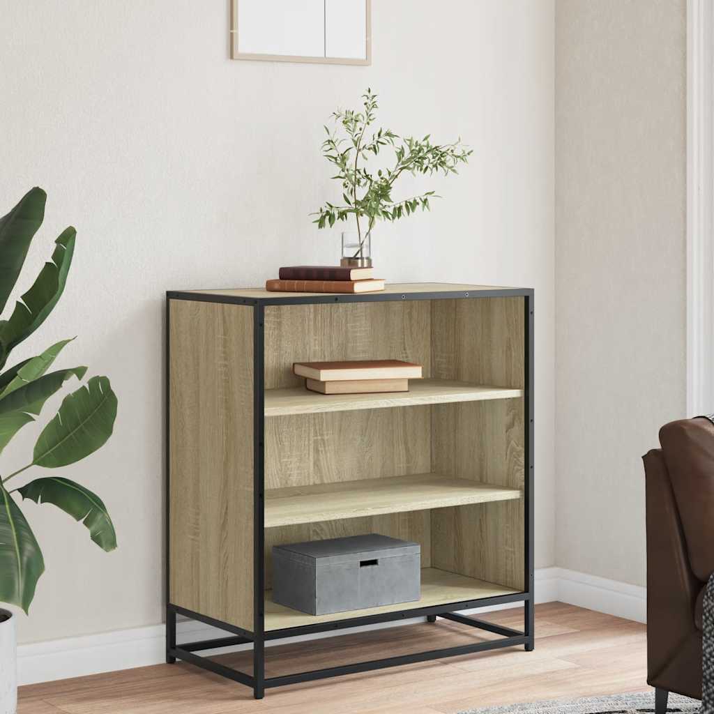 Skænk Sonoma eg 68x35x76 cm træmateriale og metal