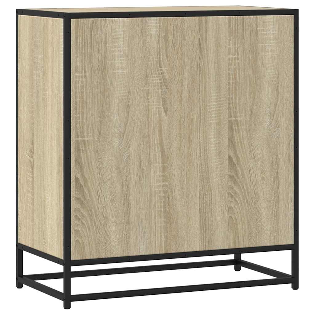 Skænk Sonoma eg 68x35x76 cm træmateriale og metal