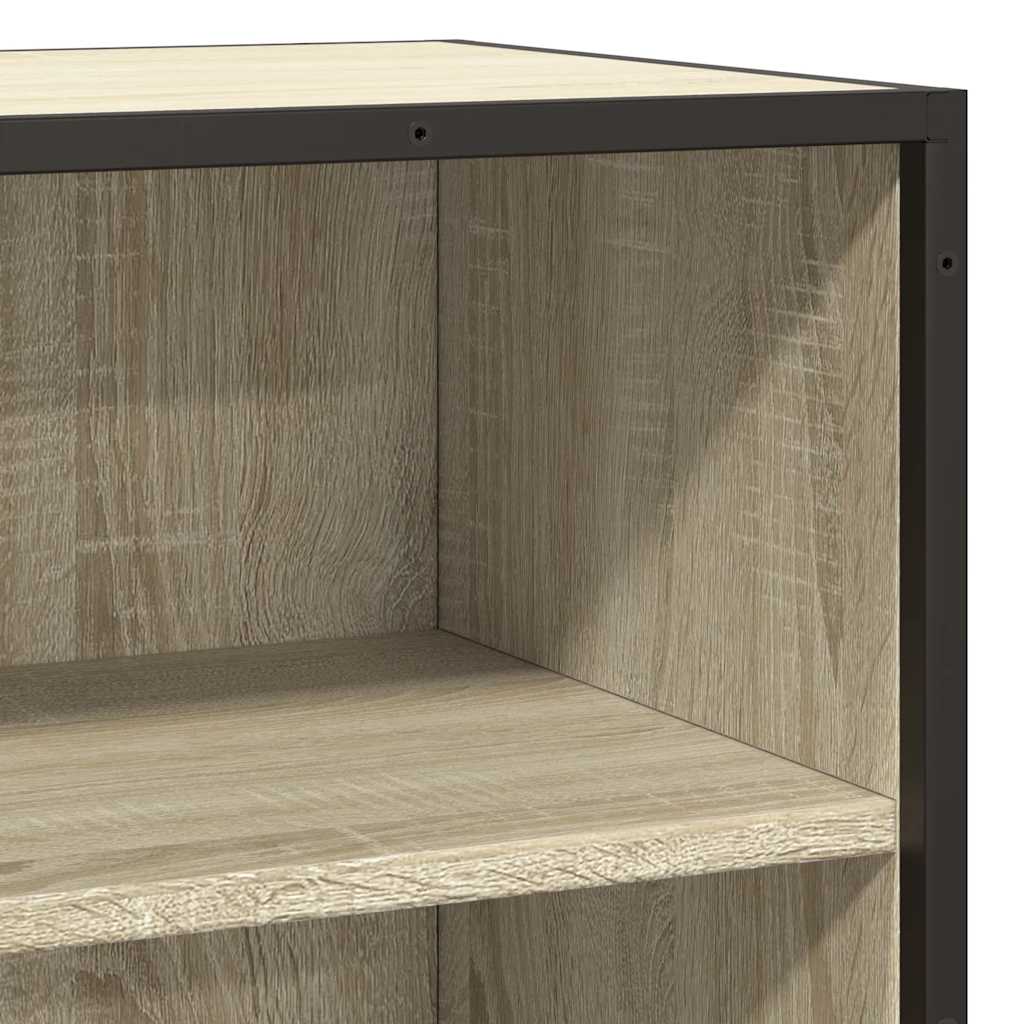 Skænk Sonoma eg 68x35x76 cm træmateriale og metal