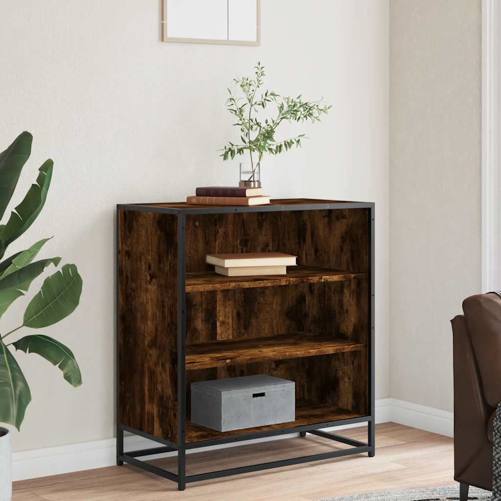 Skænk røget eg 68x35x76 cm træmateriale og metal