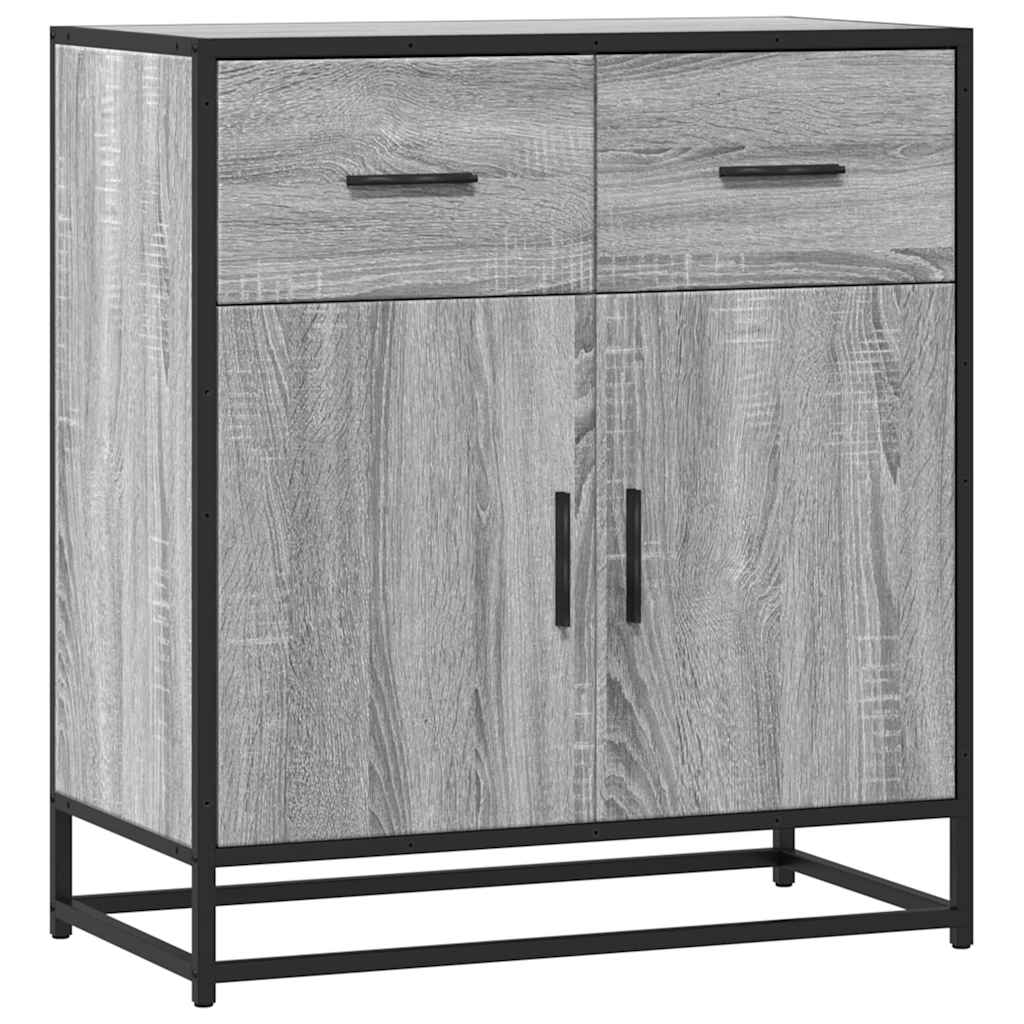 Skænk Grå Sonoma 68x35x76 cm Træmateriale