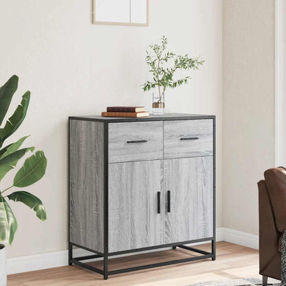 Skænk Grå Sonoma 68x35x76 cm Træmateriale